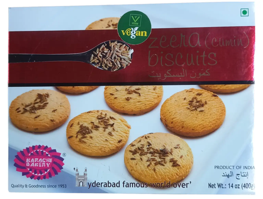 Karachi Bakery Vegan zeera biscuit 400g - Namma Markt