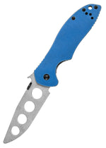 Kershaw Emerson E-Train Trainingsmesser (Trainer) – Wave-Feature, G-10 Griff, 19,6 cm, Sicherheitsblau