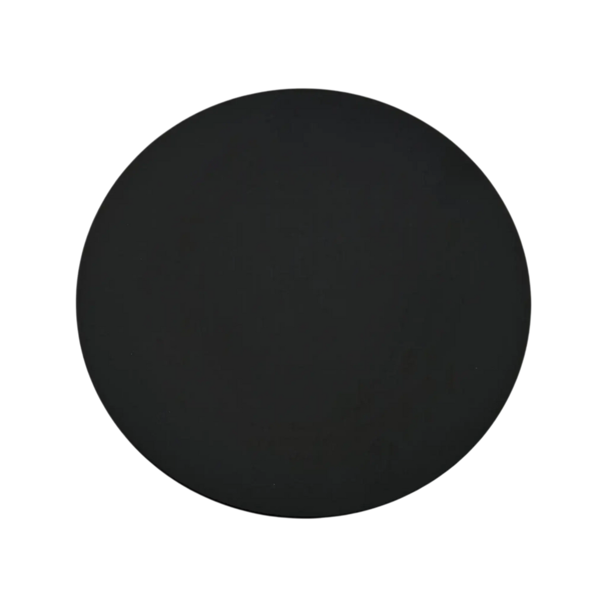 Kerzenhalter schwarz 4 Stück Stumpenkerzen Teller Kerzenteller Weihnachten 12 cm