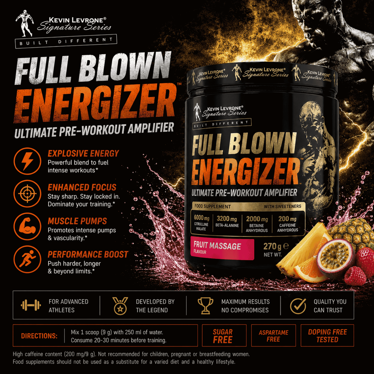Kevin Levrone Full Blown Energizer 270g