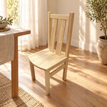 Nobis Stuhl Bio Kiefer Massivholz – 100% Nachhaltig und Umweltfreundlich