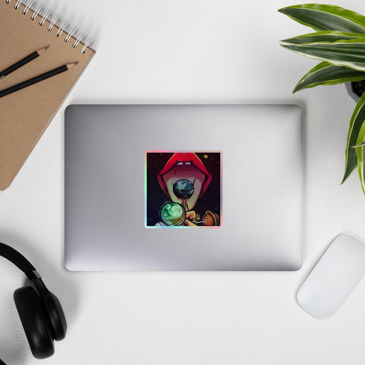 Holografischer Kisscut-Sticker – Design 2
