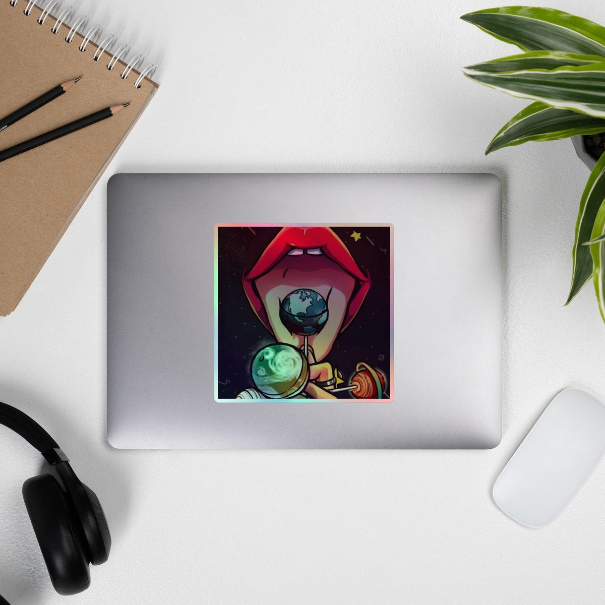 Holografischer Kisscut-Sticker – Design 2