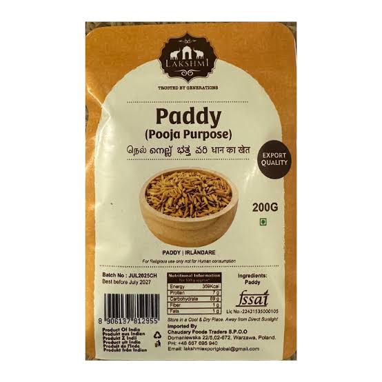 Lakshmi Paddy for Pooja 200g Namma Markt