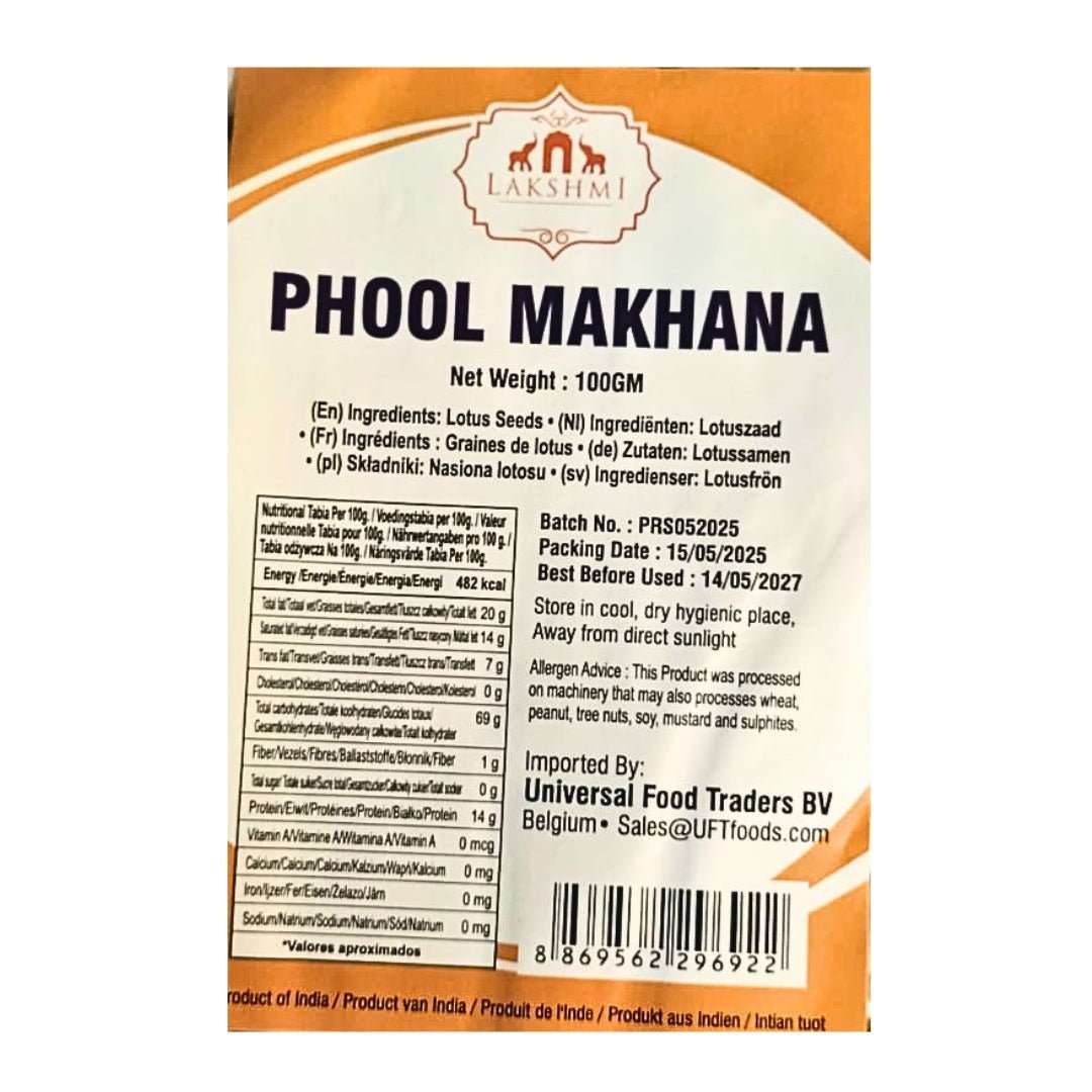 Lakshmi Phool Makhana 100g - Namma Markt