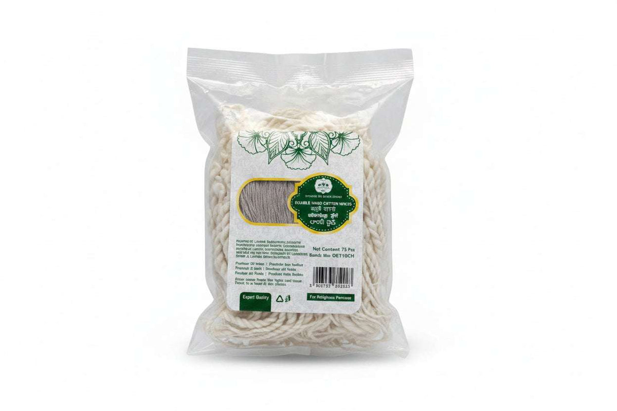 Lakshmi White Cotton Batti Long Namma Markt
