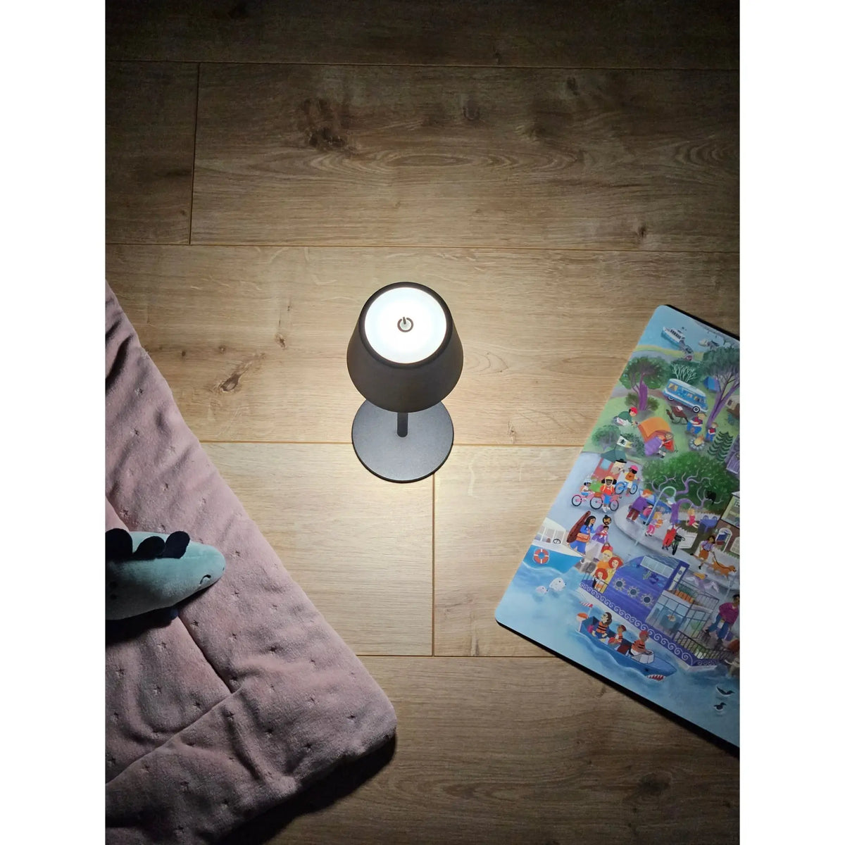 Lampe LED ohne Kabel Touch Tischleuchte Tischlampe Leuchte kabellos dimmbar