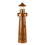 Leuchtturm LED Rostoptik Pflanzturm Pflanzschale Maritim Gartenbeleuchtung 80x20 cm