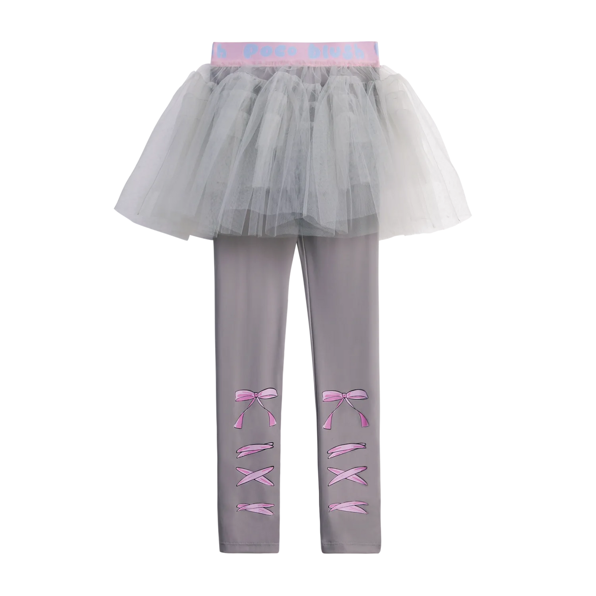 Ballet Tulle Layered Skirted Leggings