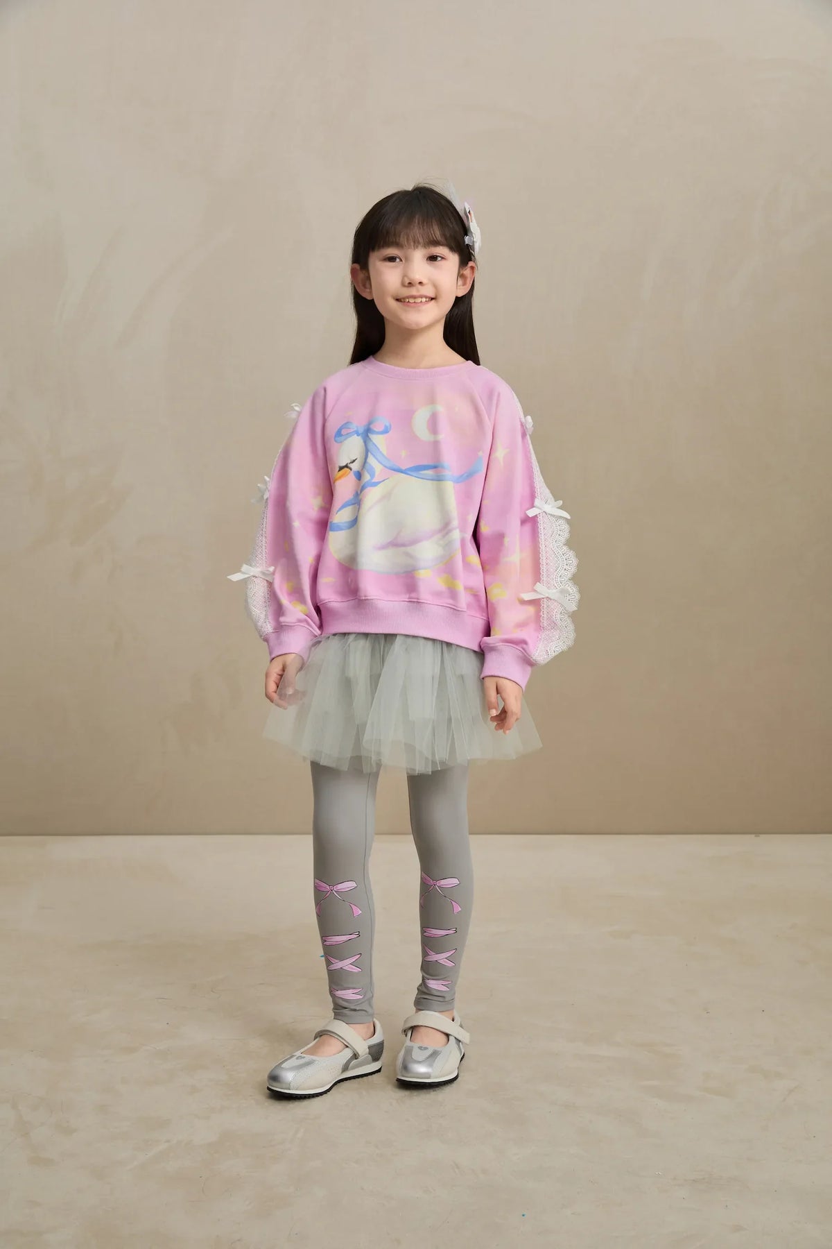 Ballet Tulle Layered Skirted Leggings