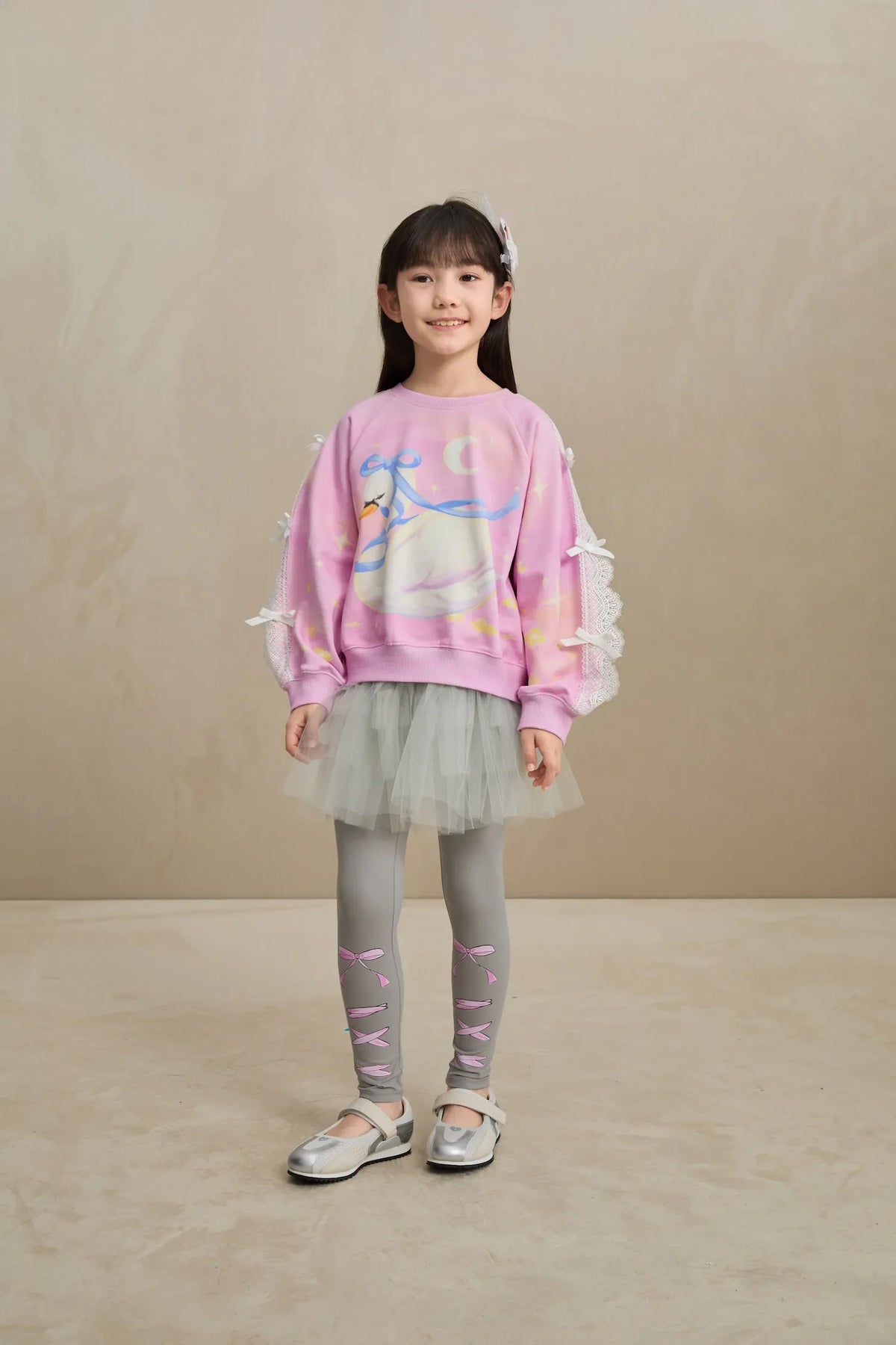Ballet Tulle Layered Skirted Leggings