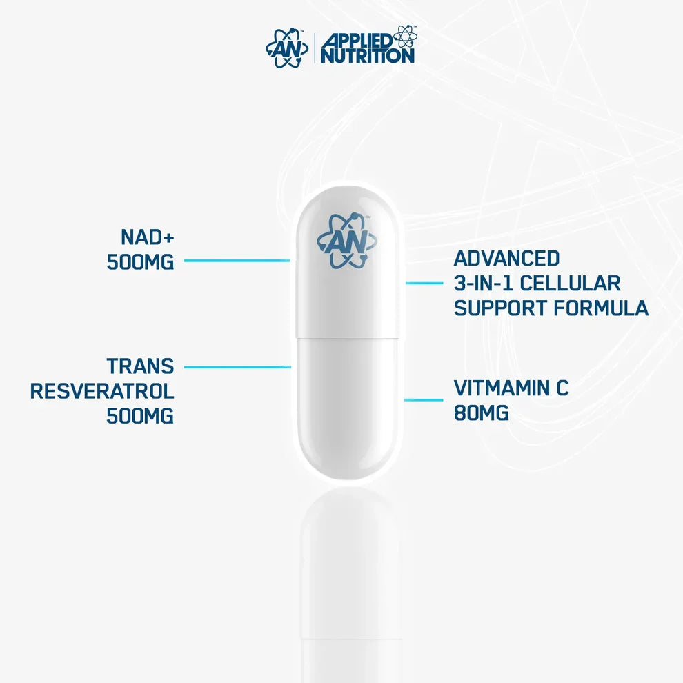 Applied NAD Resveratrol 60 Kapseln