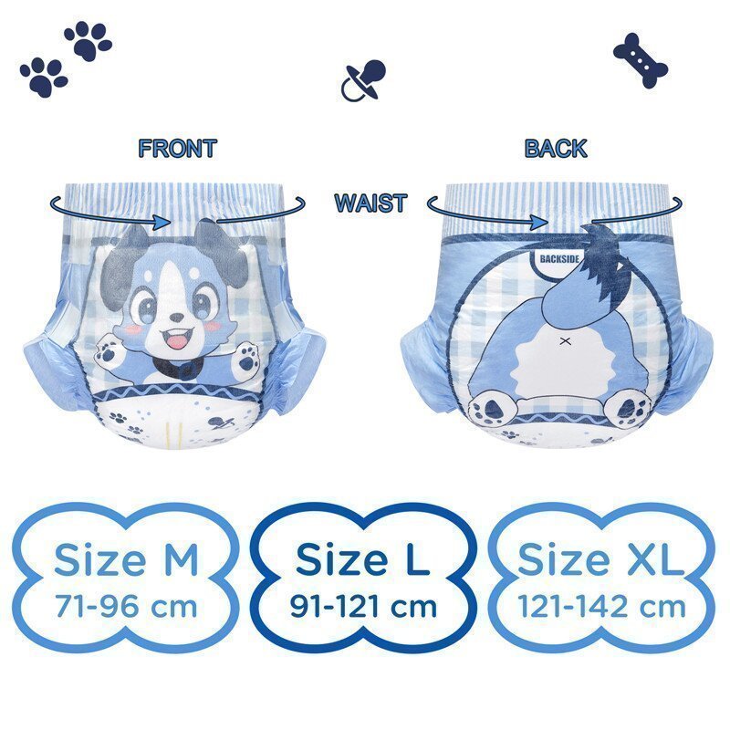 Little Blue BabyFur Cotton Feel Windeln