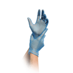 MaiMed vinyl blue Einmalhandschuhe puderfrei