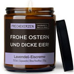 Geschenkkerze | frohe ostern und dicke eier!