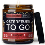 Kerze mit Spruch | osterfeuer to go