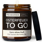 Kerze mit Spruch | osterfeuer to go
