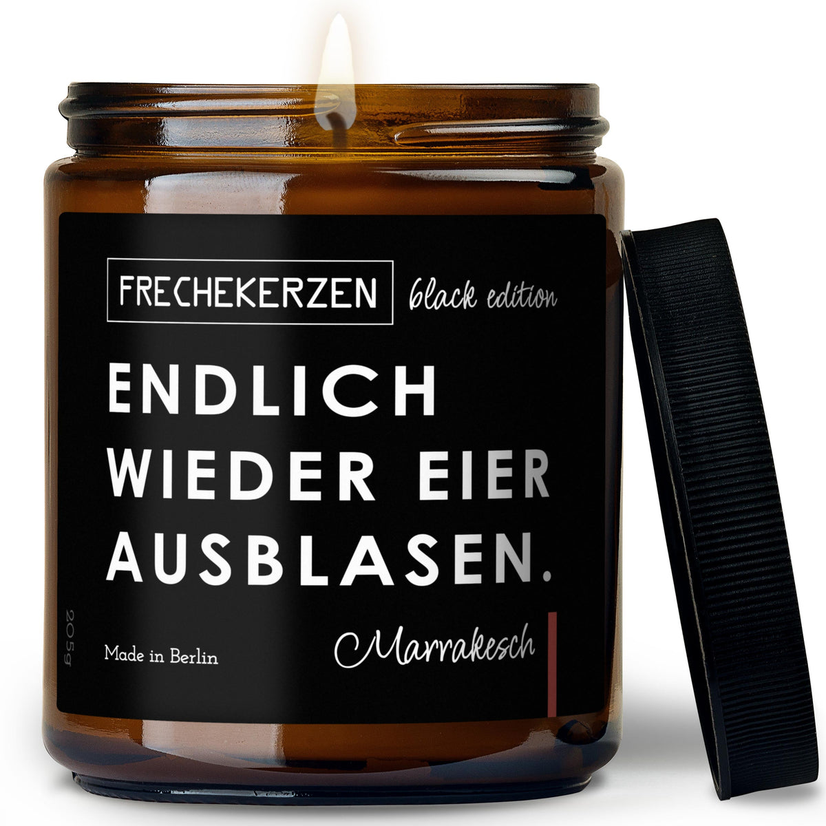 Freche Kerze | endlich wieder eier ausblasen.