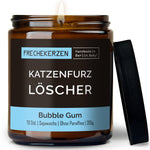 Kerze mit Spruch | katzenfurz löscher