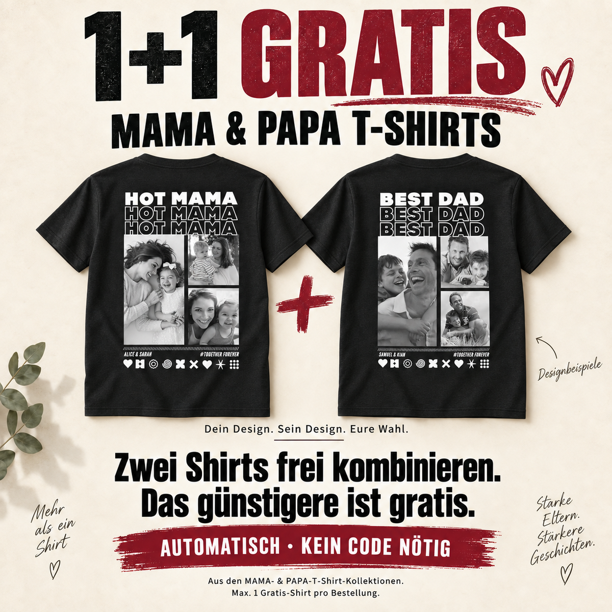 MOM T-Shirt RIDER Rundhals