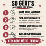 MAMA T-Shirt MOM OF TWO personalisiert