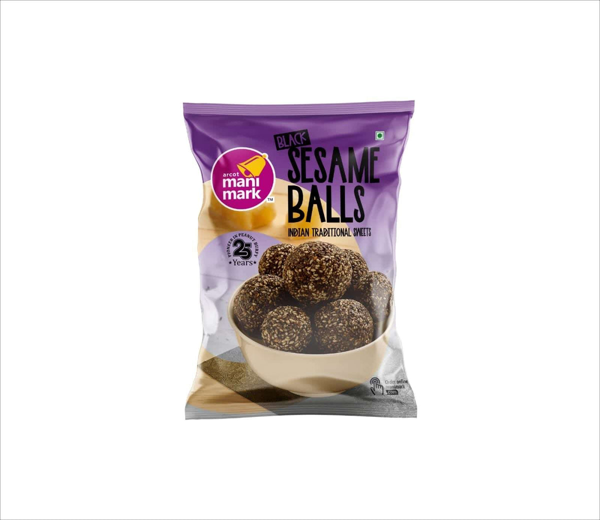 Manimark Black Sesame Balls 150g - Namma Markt