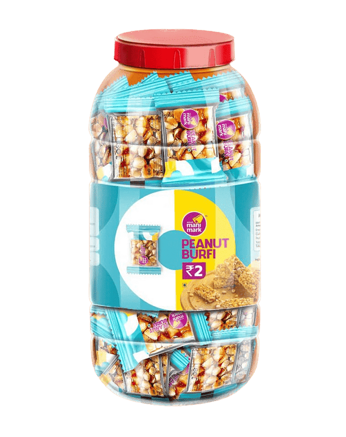 Manimark Peanut Burfi Jar 800g - Namma Markt