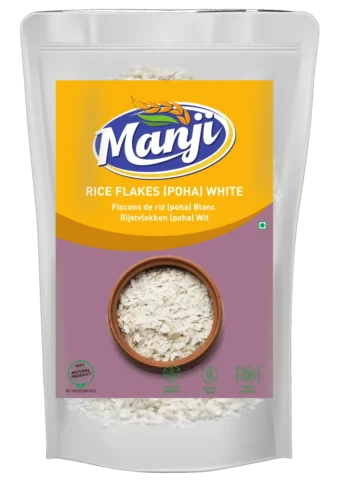 Manjii Rice Flakes Poha White medium 1kg