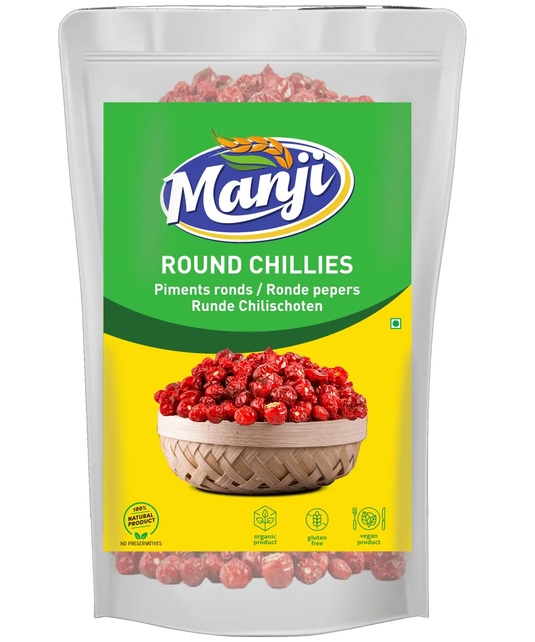 Manji Round Chilli Whole 100g