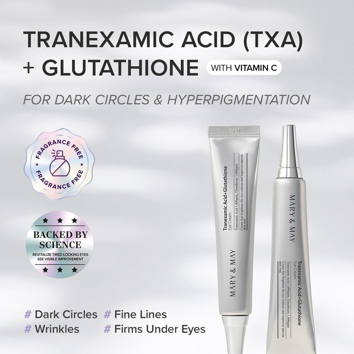 Mary & May Tranexamic Acid + Glutathion Eye Cream 30ml