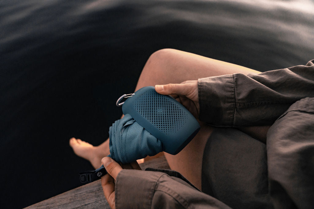 Matador NanoDry Packable Shower Towel - Large (slate-blue)