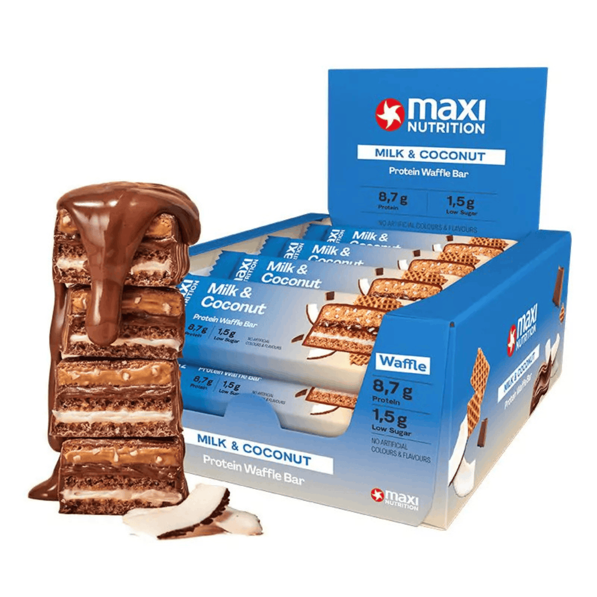 MaxiNutrition Protein Waffle Bar 12x40g