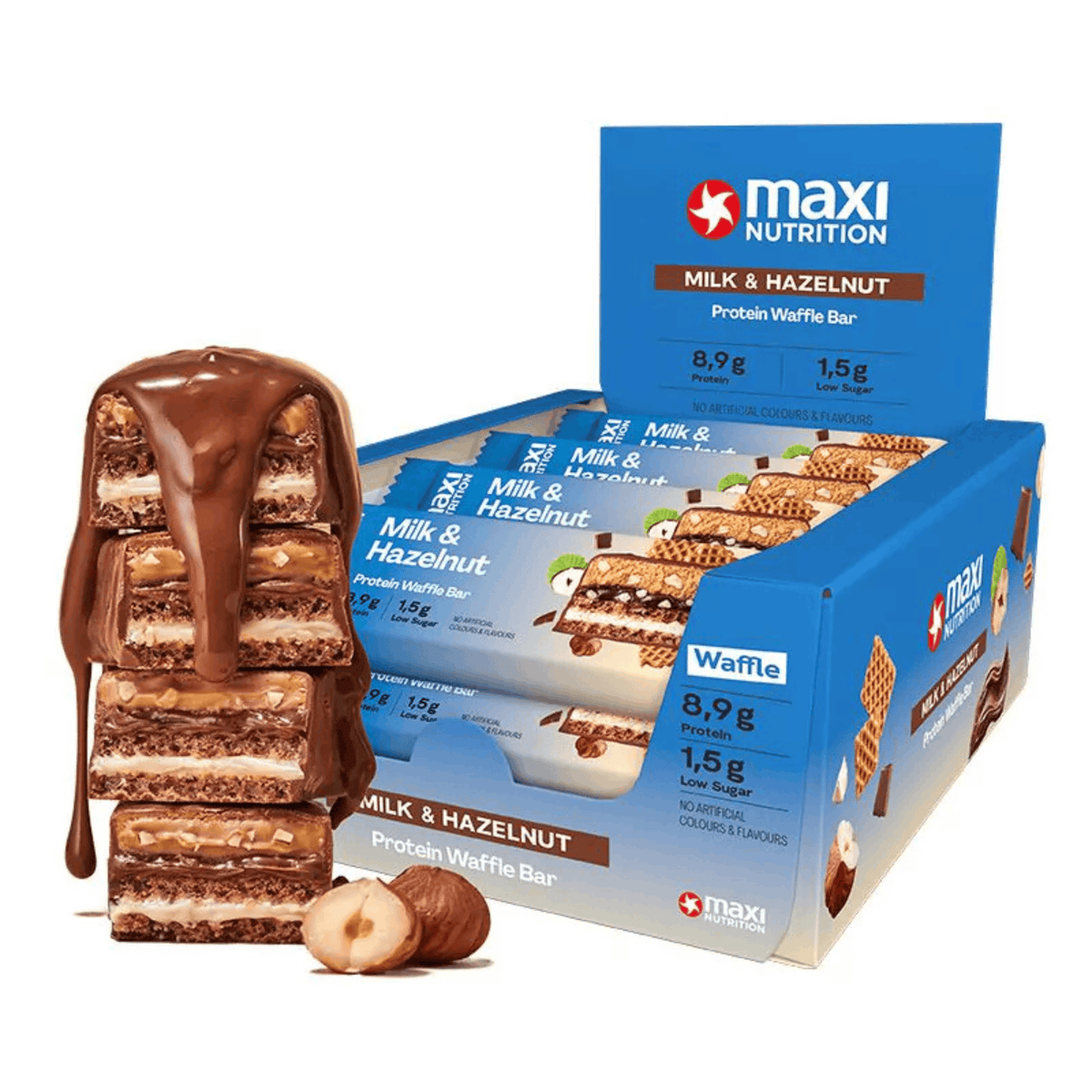 MaxiNutrition Protein Waffle Bar 12x40g