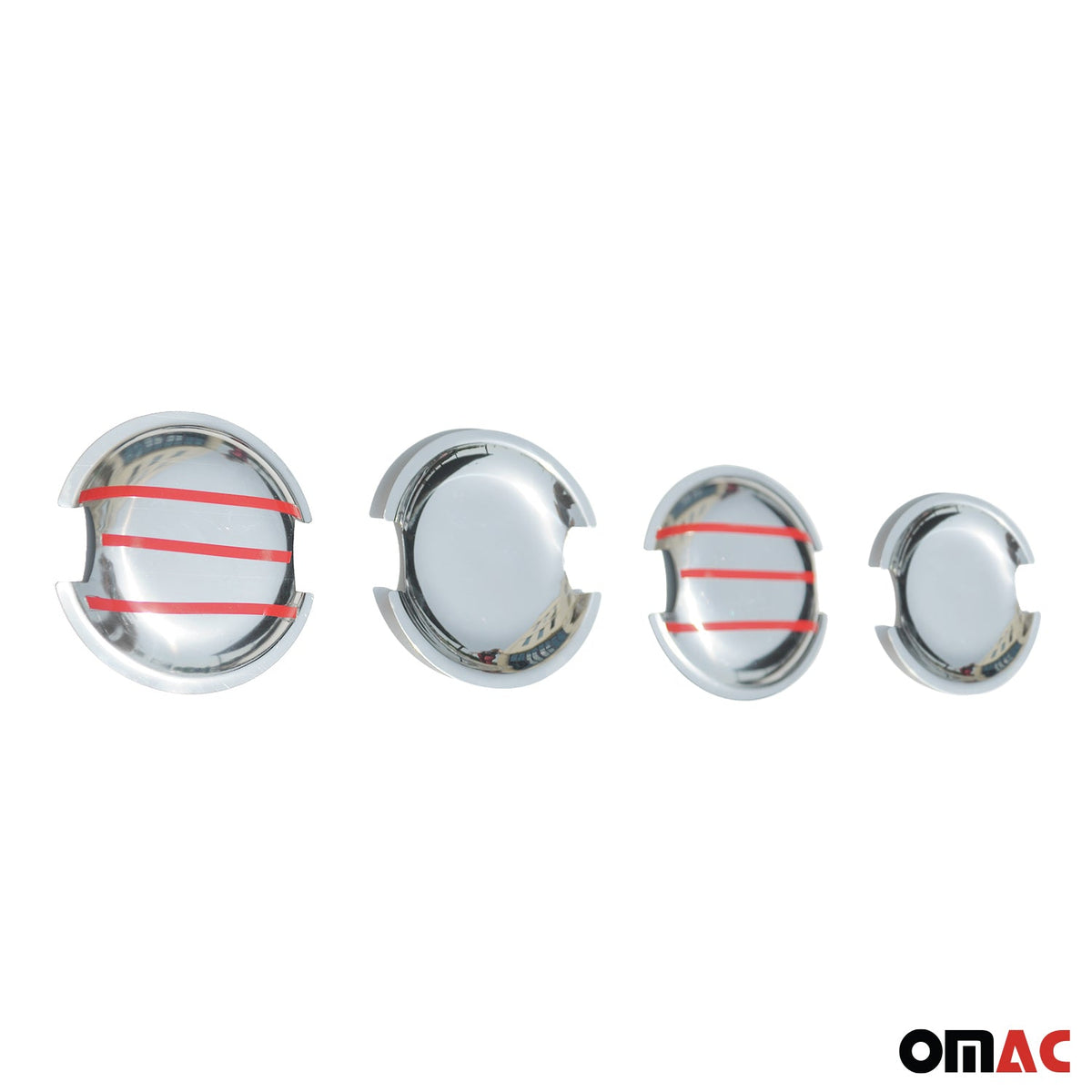 Türgriffschalen Türgriffmulden Türgriffkappen für VW Caddy 2003-2020 Chrom 4tlg