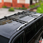 Dachträger Grundtäger für Mercedes Vito W638 1996-2003 75kg Alu Schwarz 2 tlg Namma Markt