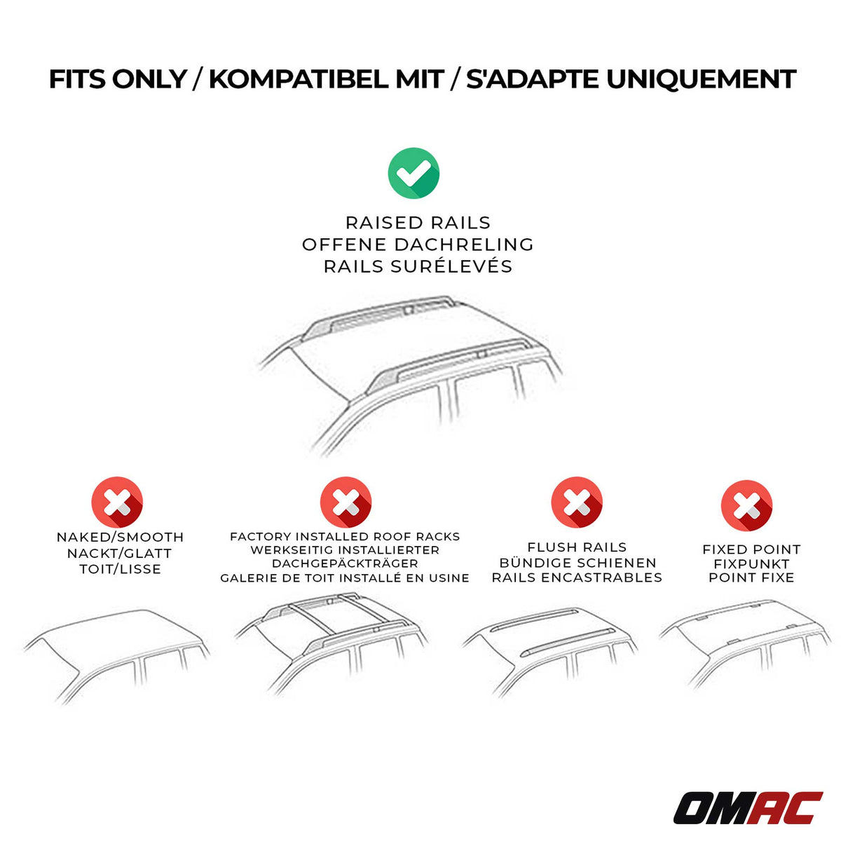 Dachträger Grundtäger für VW Touran 2015-2026 5 tür 100kg Alu Silber 2 tlg ABE