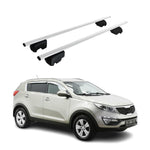 Dachträger Grundträger für Kia Sportage SL 2010-2015 75kg Stahl Silber 2 tlg
