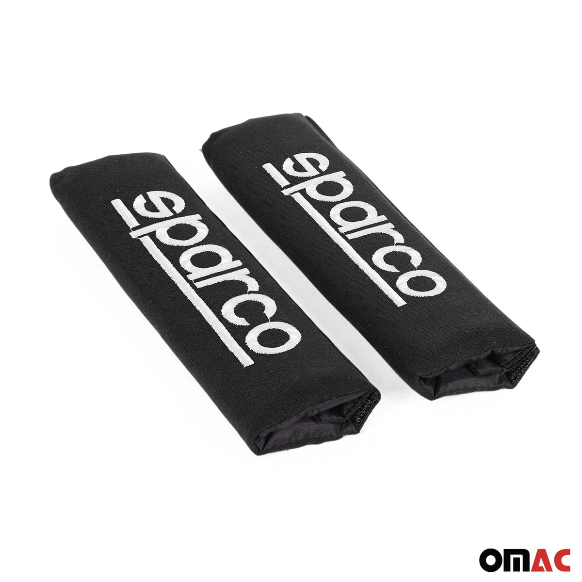 SPARCO Gurtschoner Gurtpolster Sicherheitsgurt Gurtschutz Autogurt Schwarz 2x