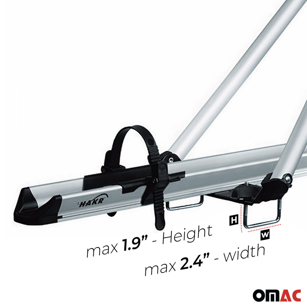 Fahrradträger Dachfahrradträger bis 17kg Aluminium Silber Fahrradhalter 2tlg