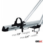 Fahrradträger Dachfahrradträger bis 17kg Aluminium Silber Fahrradhalter 2tlg