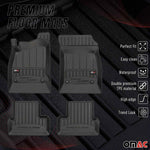 OMAC Gummi Fußmatten für Opel Astra J 2009-2015 Premium TPE Automatten 4tlg