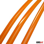 Kühlergrill Leisten für VW T6 Transporter 2015-2019 Highline Edelstahl Orange 3x