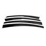 4x Windabweiser Regenabweiser für VW Passat B7 Stufenheck 2010-2015 Acryl Dunkel