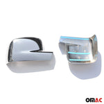 Spiegelkappen Spiegelabdeckung für VW Transporter T5 2003-2010 Chrom ABS Silber