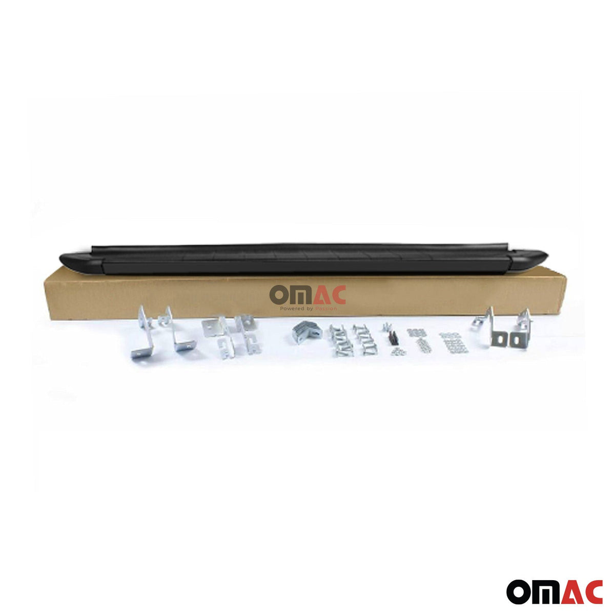 Trittbretter Seitenschweller für Isuzu D-Max DoubleCab 2002-2012 Alu Schwarz 2x