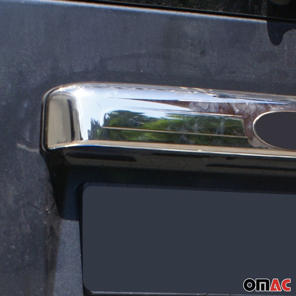 Kofferraumleiste Heckklappe Leiste für Ford Transit 2000-2014 Edelstahl Chrom