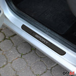 Einstiegsleisten für Dacia Logan MCV/Stepway 2006-2020 Chrom Gebürstet Dunkel 4x