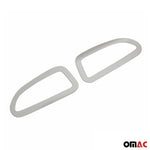 Blinkerrahmen Signalblende Seitenblinker für Opel Crossland X Edelstahl Chrom