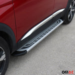 Trittbretter Seitenschweller für Renault Trafic 2014-24 L2 Langer Alu