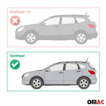Trittbretter Seitenschweller Seitenbretter für Nissan Qashqai J10 2006-2014 Alu